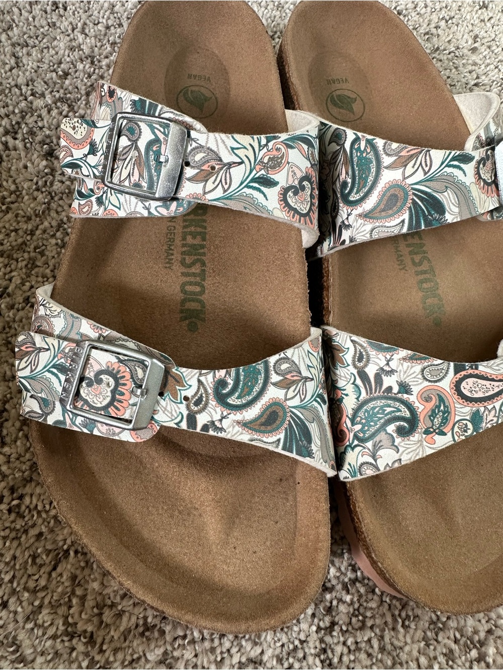 Birkenstock Sydney Vegan in Paisley Light Rose - Picture 12 of 12